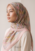 TSE BloomInvitation Japanese Cotton Voile Square  - Prive RD1003