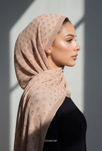 Fall In Love Wide Ultra Fine Pleated Shawl Ironless · in Helene