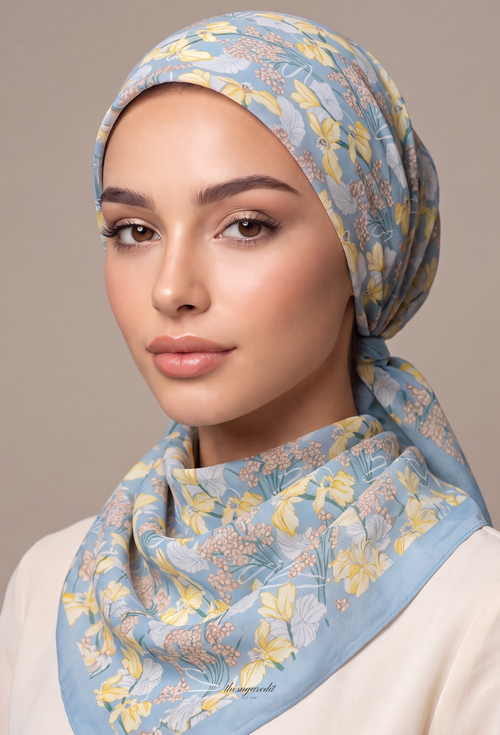 TSE Mod Japanese Cotton Voile Square In Elode