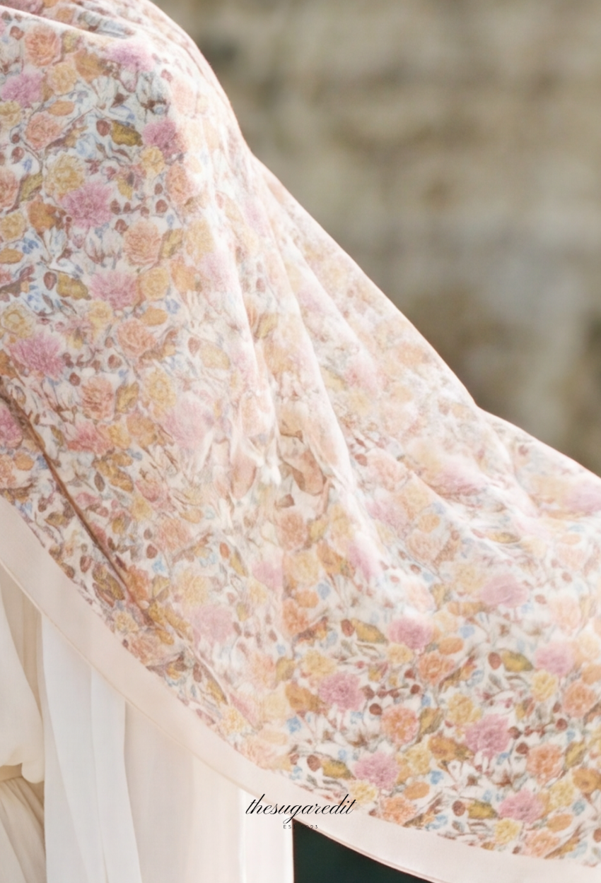 TSE BloomInvitation Japanese Cotton Voile Square MissRuby