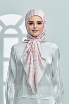 YES ( Square ) AS-IS Girl Boss Mixed Satin Silk Scarf ( Good Time )