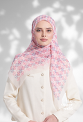 YES DEFECT - ( Japanese Voile Square Scarf ) Girl Boss ( Iconic ) 46 inch