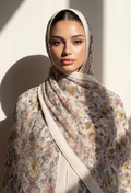 Fall In Love Wide Ultra Fine Pleated Shawl Ironless · in Anallie