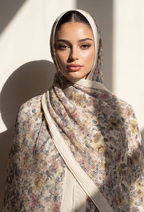 Fall In Love Wide Ultra Fine Pleated Shawl Ironless · in Anallie