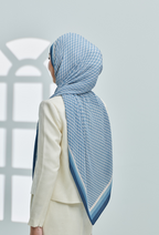 (SAMPLE) ( Full Wide Pleats Shawl ) Classy Monogram ( NAISS )