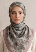 TSE BloomInvitation Japanese Cotton Voile Square - Brompton