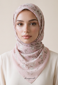 TSE BloomInvitation Japanese Cotton Voile Square -  Piccadaly