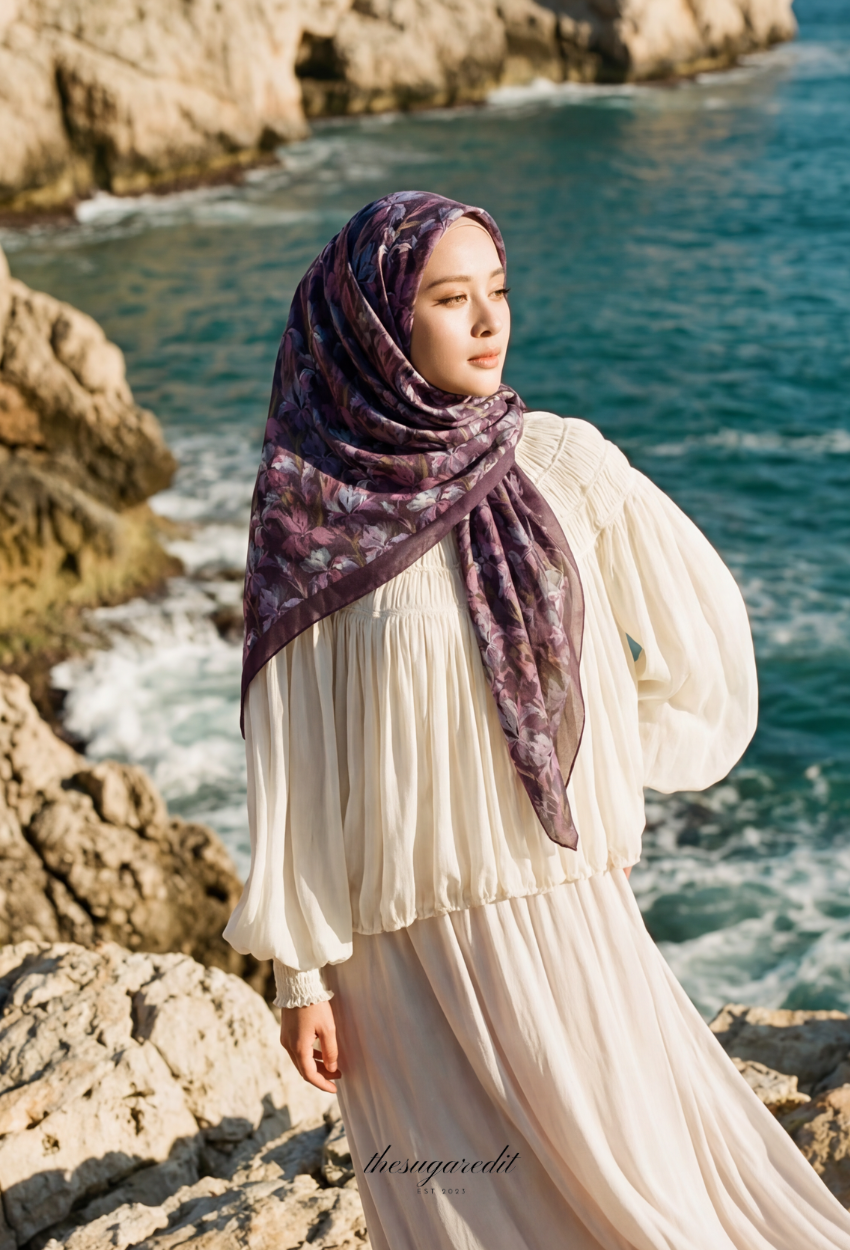 TSE Grace Collection Japanese Voile Square In Deserving