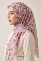TSE BloomInvitation Japanese Cotton Voile Square - Maldives