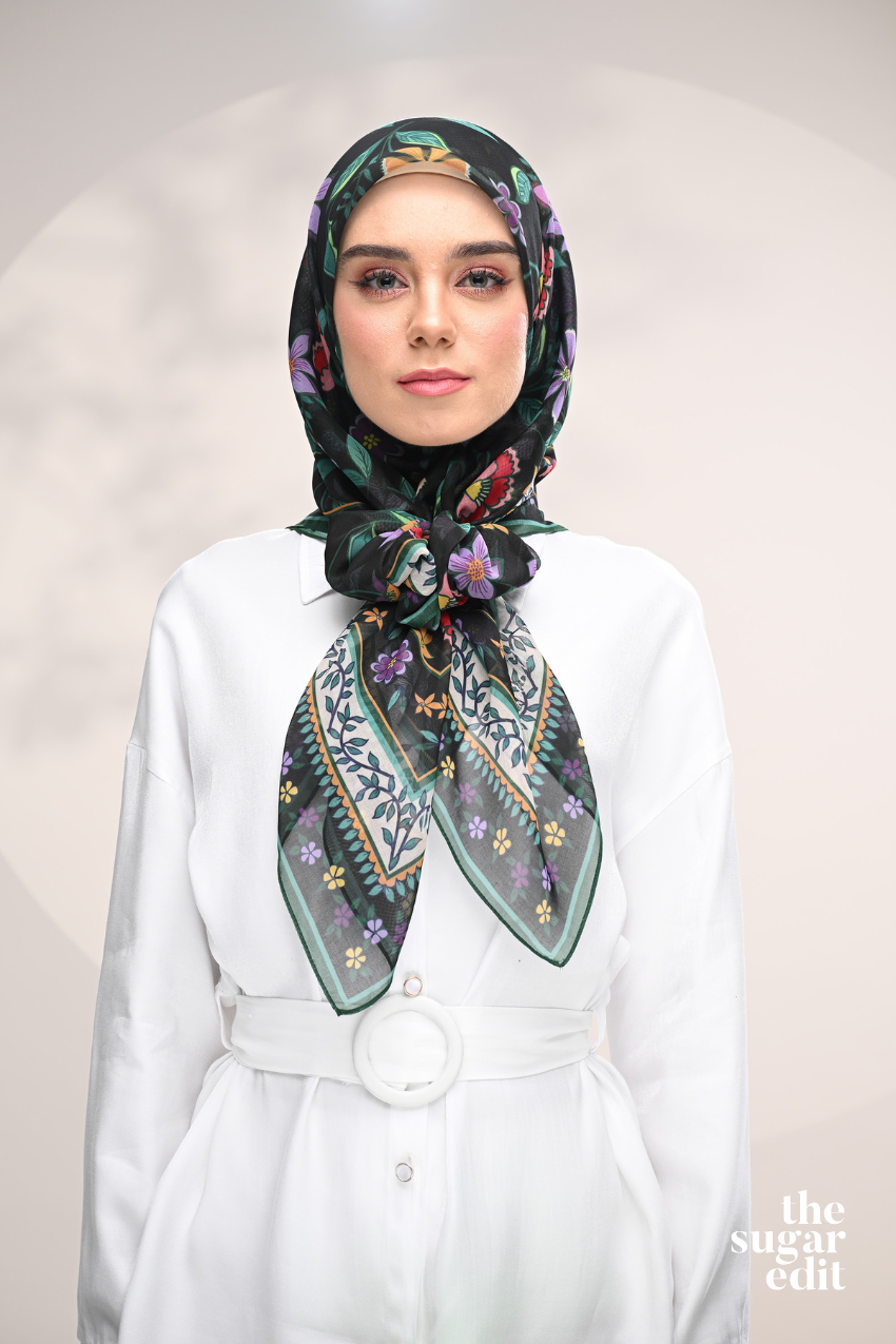 YES DEFECT - THESUGAREDIT Blossom Allure JapanCottonVoile In ( Infinity )
