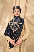 YES DEFECT - ( Square ) Classy Harmoni Mixed Satin Silk Scarf ( ATTACHMENT )