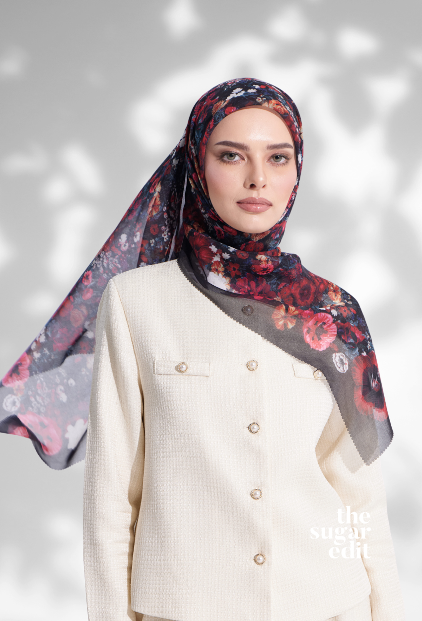 YES (THESUGAREDIT Bella Blooming JapanCottonVoile In  ( BALLET )