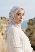 TSE Mod Japanese Cotton Voile Square CottonCandy