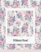 YES DEFECT Matte Satin Silk Sq (Garden Whimsy) in Whimsy Rose