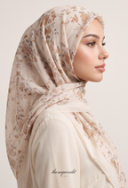 TSE BloomInvitation Japanese Cotton Voile Square - Rawa