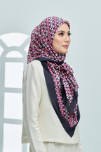YES ( Square ) AS-IS Girl Boss Mixed Satin Silk Scarf ( Achiever )