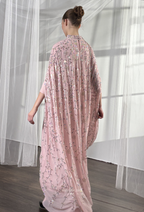 Angeline Crystal Beads Drape In SweetPink