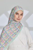 ( Full Wide Pleats Shawl ) Classy Simpulan ( ANYAMAN )