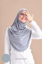 Iris Slip On Plain Hijab (Rain)