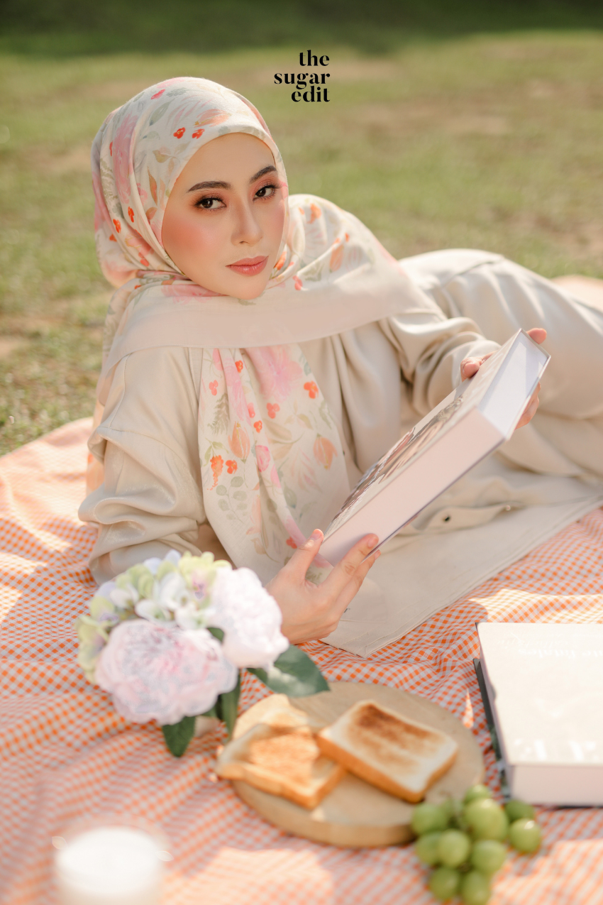 THESUGAREDIT Sun-kissed Series Premium Cotton Voile ( WHISPER )( PREORDER SEND AFTER 15th.Sept)