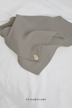 (SAMPLE) ( Full Wide Pleats Shawl ) Elegant Folds Everyday Ironless Pleats Shawl ( ECLAT )