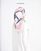 YES DEFECT Matte Satin Silk Sq (She is in The Bloom) in Olivia