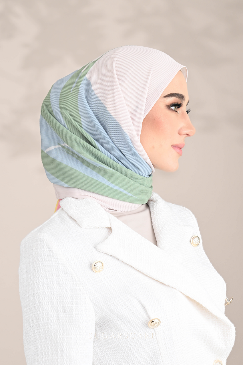 ( FULL WIDE PLEATS SHAWL ) SERI RAYA EUPHORIA ( Radiance Eid)