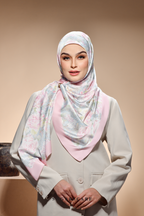 ( Square ) The Fresh Start Matte Satin Silk Scarf ( Dream Silk )