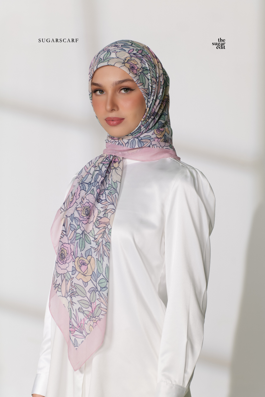 New Beginning Cotton Premium Bawal In (ParisRoses) - Defect