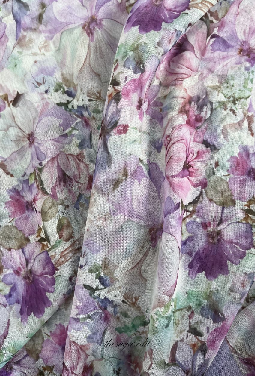 TSE BloomInvitation Japanese Cotton Voile Square In MissValentina