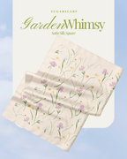 Korean Chiffon Long Shawl (Garden Whimsy) in Bloom Muse