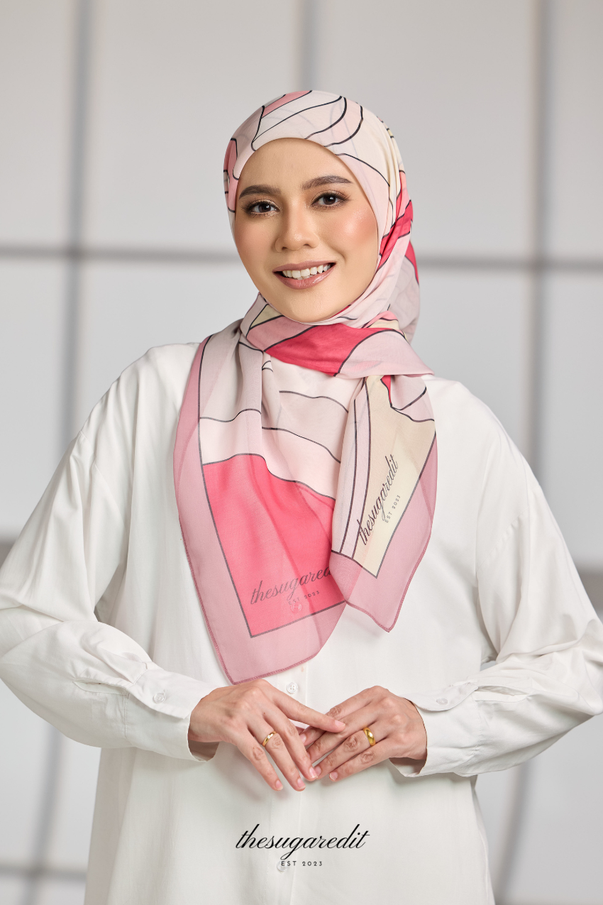 TheSugarEdit Paris Cotton Voile Square Scarf