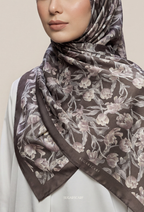 Eid Bloom 2026 Scarves Mixed Satin Square in Aloura - Send after 2nd March