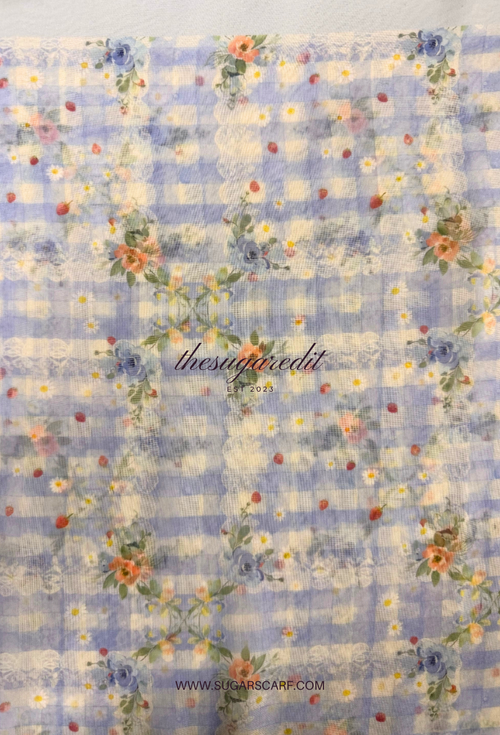 TSE BloomInvitation Japanese Cotton Voile Square - Olivia.