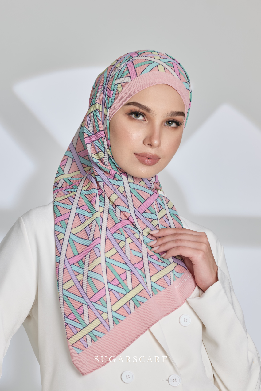 YES ( Full Wide Pleats Shawl ) Classy Simpulan ( GATHERING )