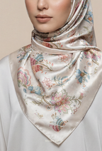 Eid Classy 2026 Scarves Mixed Satin Square in Élise