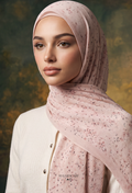 Fall In Love Wide Ultra Fine Pleated Shawl Ironless · in Amelia