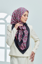 YES ( Square ) AS-IS Girl Boss Mixed Satin Silk Scarf ( Achiever )