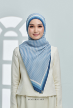 (SAMPLE) ( Full Wide Pleats Shawl ) Classy Monogram ( NAISS )