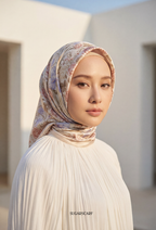 FallInLove Scarves Mixed Satin Square in Vivi