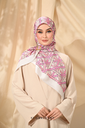 YES ( Square ) Classy Simpulan Mixed Satin Silk Satin ( SALAM )