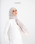 YES DEFECT Matte Satin Silk Sq (She is in The Bloom) in Rania