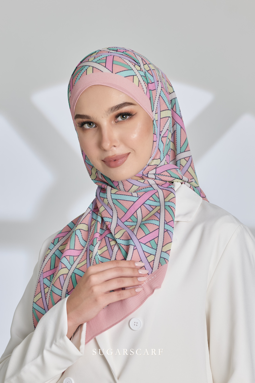 ( Full Wide Pleats Shawl ) Classy Simpulan ( GATHERING )