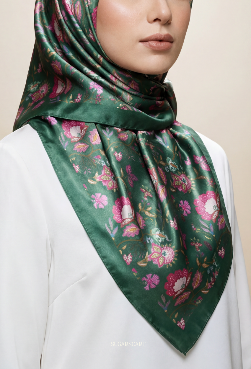 Eid Classy 2026 Scarves Mixed Satin Square in Profondo 04