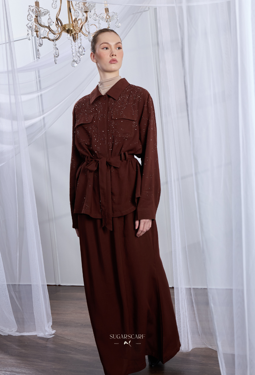 Andrea Tencel Set In Chocolate