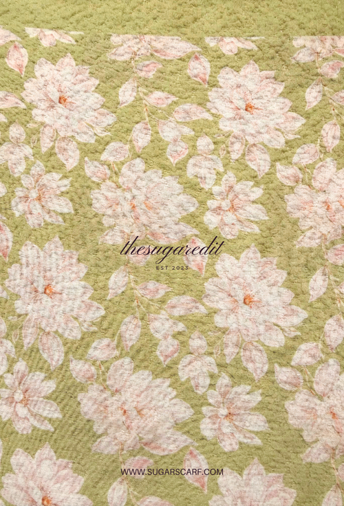 TSE BloomInvitation Japanese Cotton Voile Square - Venice