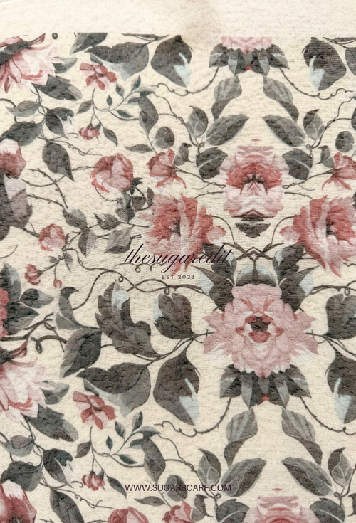 TSE BloomInvitation Japanese Cotton Voile Square - Lazio