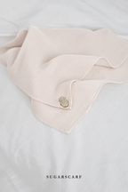 YES  DEFECT - ( Full Wide Pleats Shawl ) Elegant Folds Everyday Ironless Pleats Shawl ( OATMEAL )