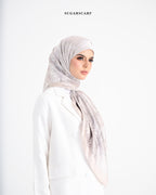 YES DEFECT Matte Satin Silk Sq (She is in The Bloom) in Rania