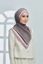 (SAMPLE) ( Full Wide Pleats Shawl ) Classy Monogram ( BLAIR )